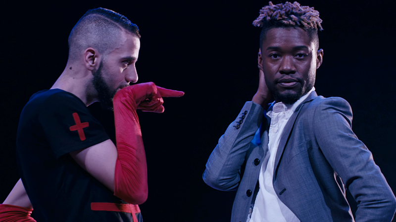 Chi Chi Mizrahi and Twiggy Pucci Garçon in KIKI, a Sundance Selects release. Photo courtesy of IFC Films.